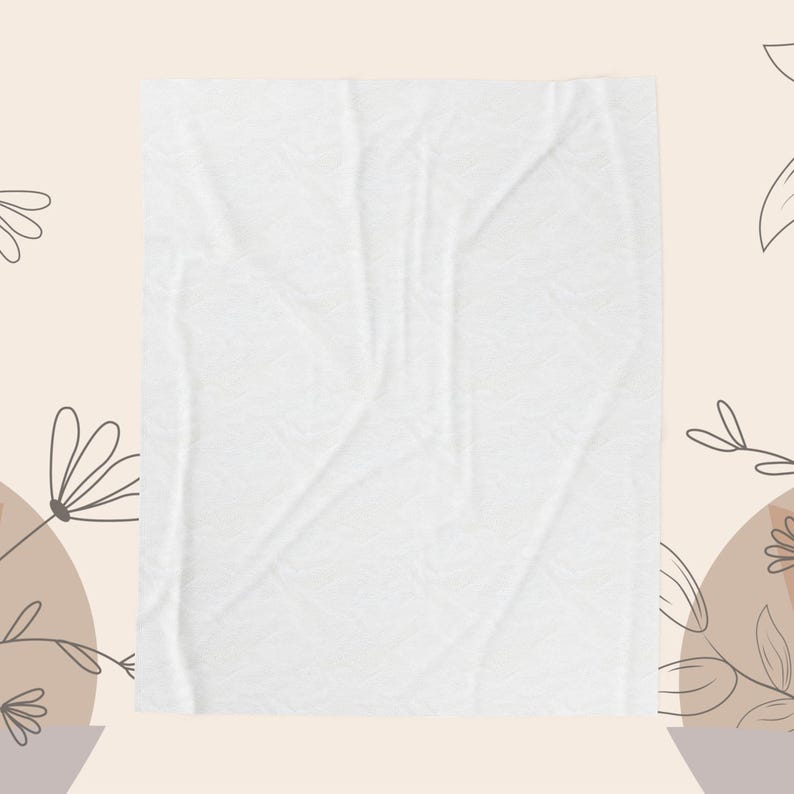 Elegant Sage Green Blanket | Cottagecore Couch Throw Blanket | Botanical Reading Blanket | Book Nook Decor | Housewarming Gift image 4