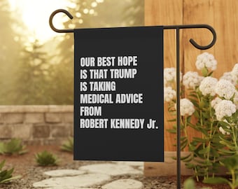 Bandera de jardín anti Trump / Bandera sutil anti Trump para casa / Bandera anti MAGA / Bandera de jardín anti ICE