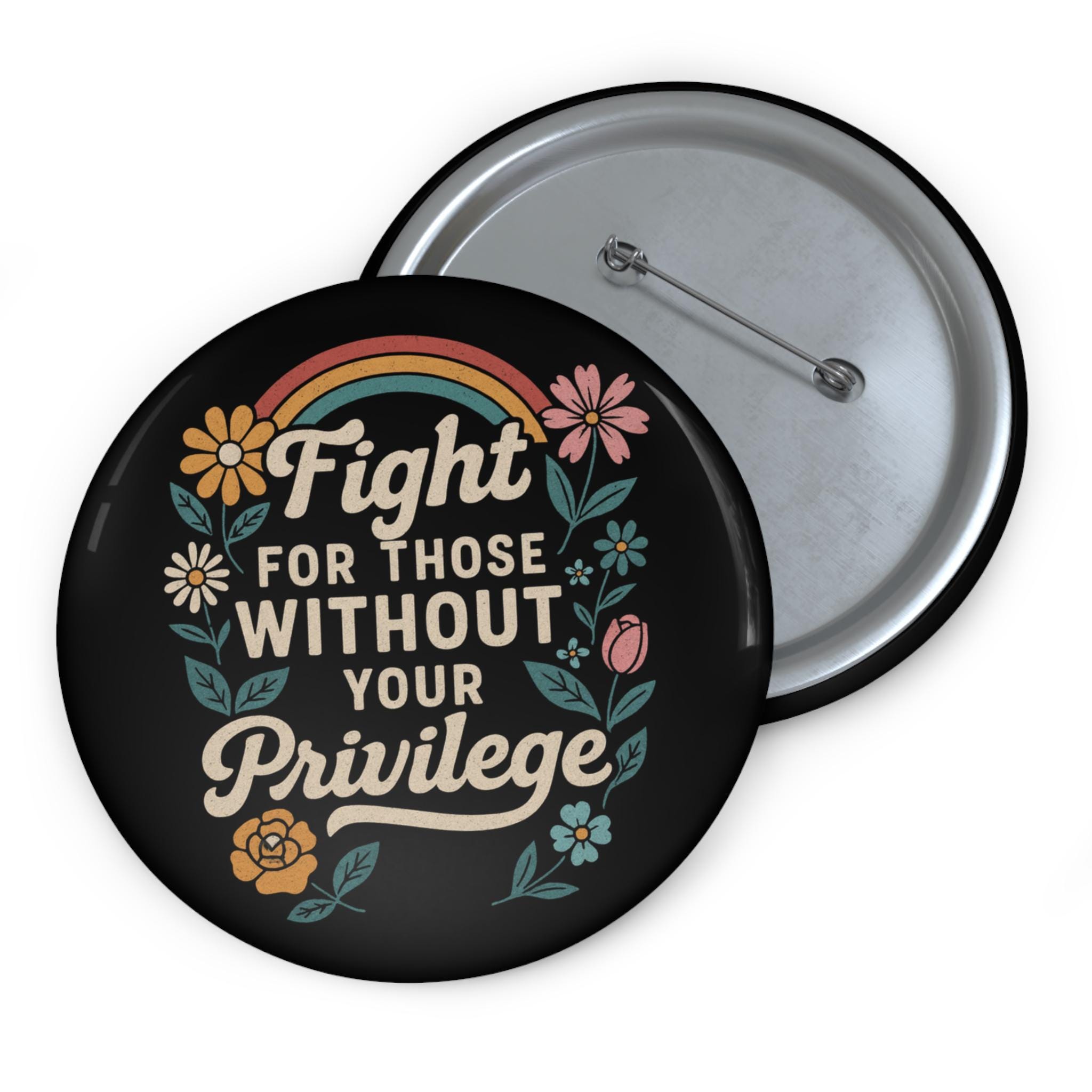 Anti ICE Pin | Fight for Those Without Your Privilege Pin | Abolish ICE ...
