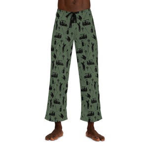 Awesome Golfer Men s Tartan Pyjamas Long Pj s. Etsy UK
