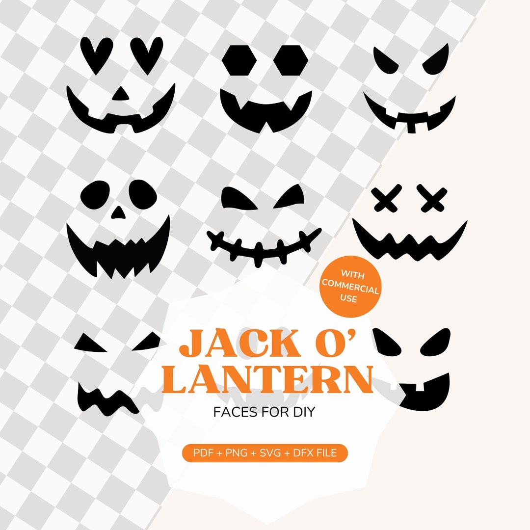 Jack O Lantern Svg | Halloween Lantern Svg | Pumpkin Face Svg | Pumpkin ...
