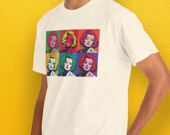 Vintage Andy Warhol Pop Art Graphic Tee Shirt (fits Adult Vintage Andy Warhol Pop Art Graphic Tee Shirt (fits Adult