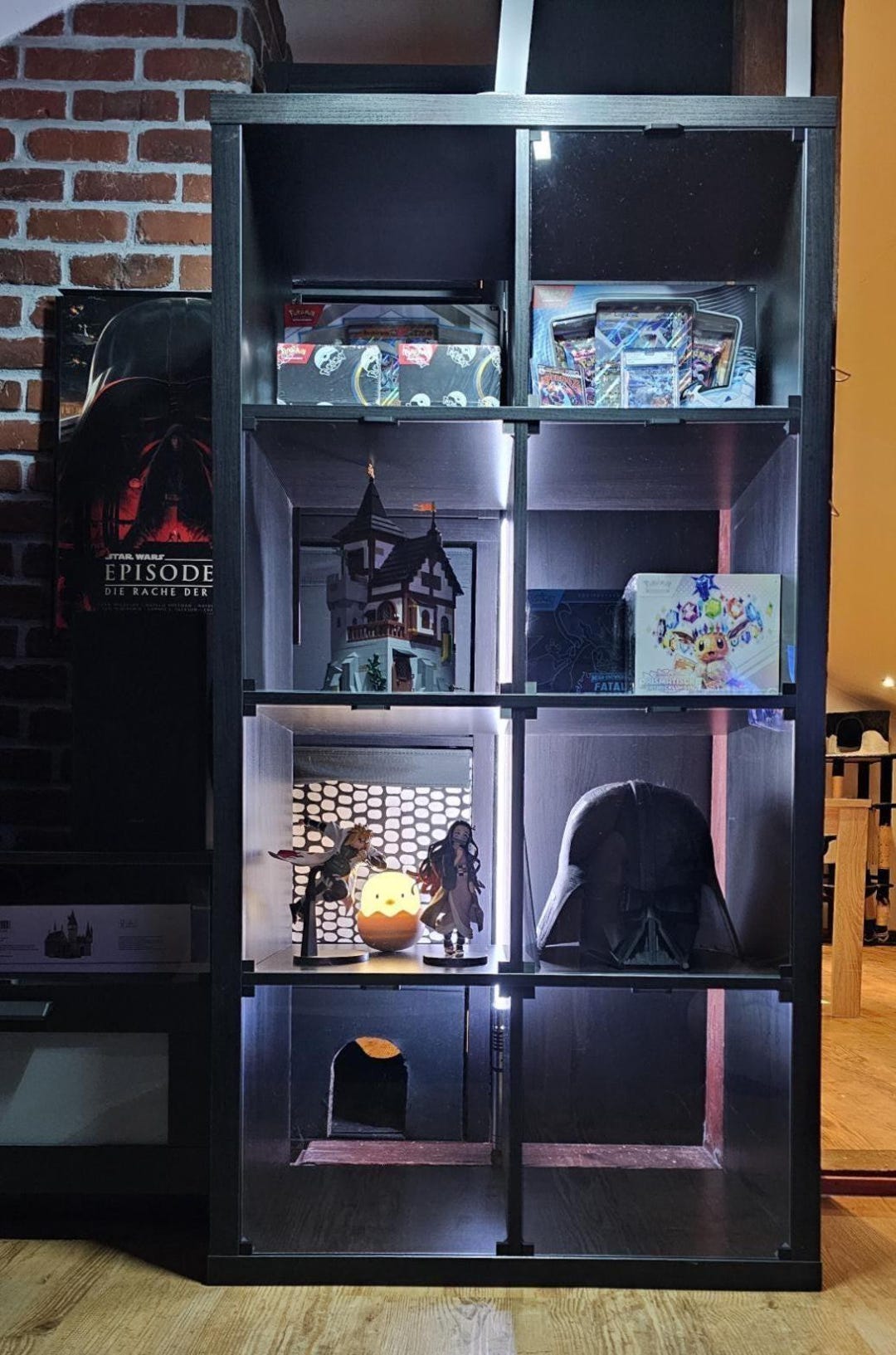 Acrylic Display Doors for IKEA Kallax – Magnetic Glass Panels