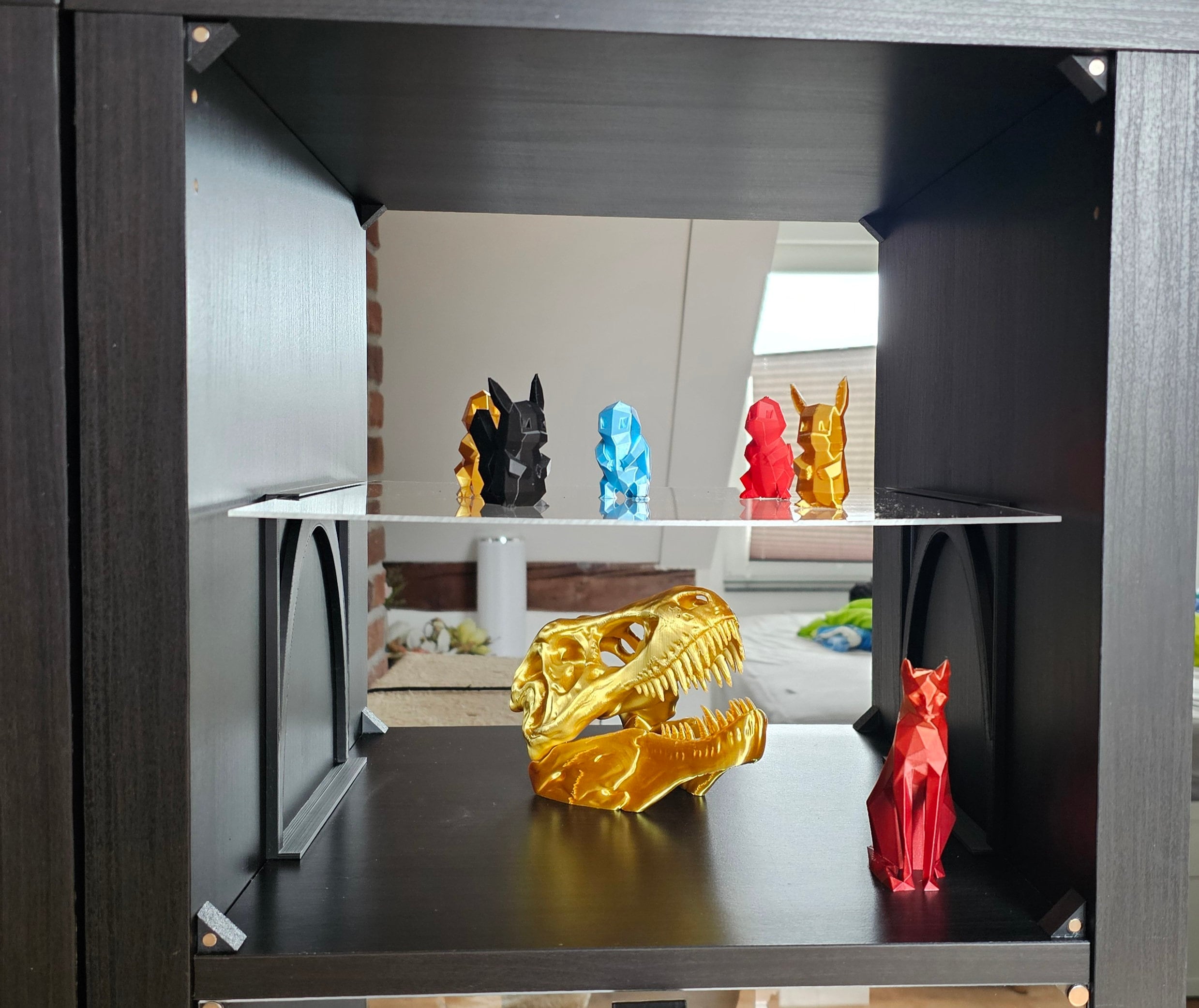 Kallax ディスプレイケース アクリルガラス棚コンパートメント