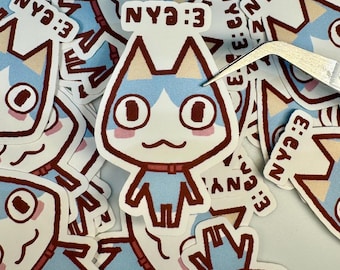 Sora Cat Sticker, Toro Inoue, PlayStation Cat Mascot, Doko Demo Issyo Weatherproof Sticker