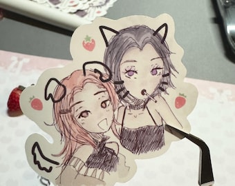 Nana Anime Sticker: Hachi Nana Laptop Laminated (Weatherproof)