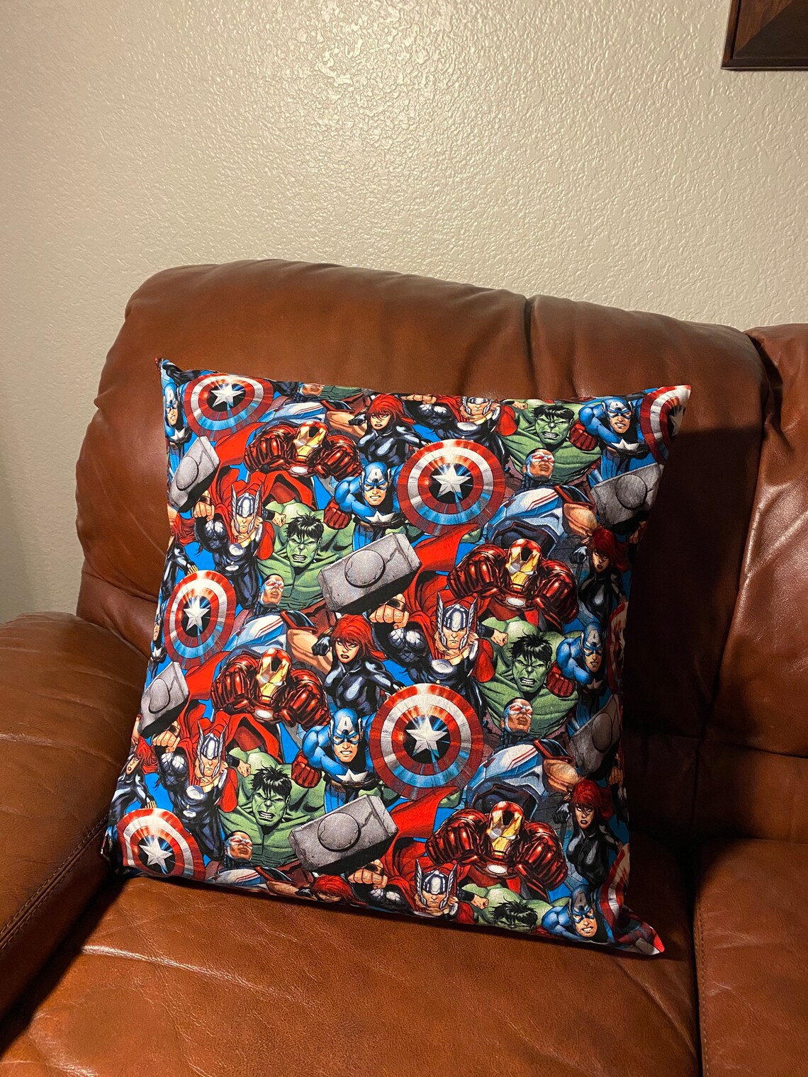 Marvel Avengers Pillow Cover Etsy