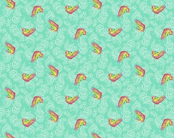 Sofishticated Cotton Fabric by Tula Pink in enchanted colorway