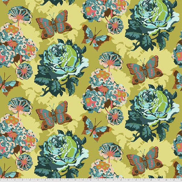 FINAL YARDAGE Clippings - Lichen by Anna Maria Horner 100% quilting cotton fabric