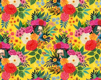 Hola Frida 100% quilting cotton fabric by Dear Stella