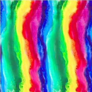 Rainbow Stripe 100% cotton fabric