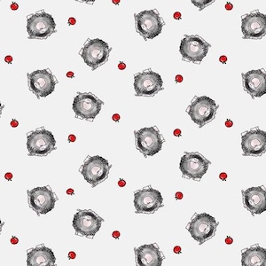 Tossed Sheep Cotton Fabric
