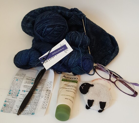 Bolsa de de punto cinta desgastada tela de Etsy España