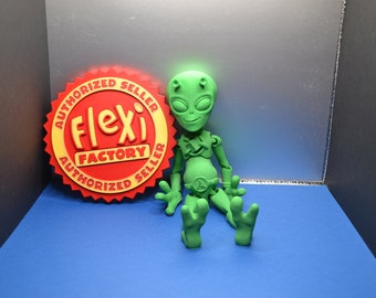 Fábrica flexible 3D de extraterrestres con articulaciones