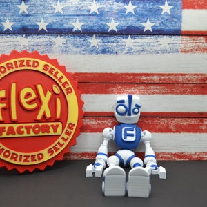 Flexi Robot Articulating robot fidget toy with opening hands
