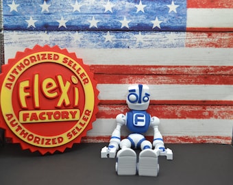 Flexi Robot Articulating robot fidget toy with opening hands