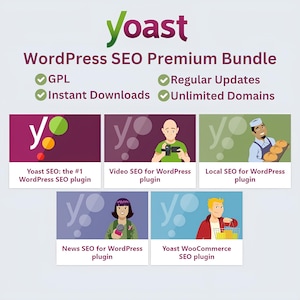 Pacchetto Yoast SEO Premium 25.2: Plugin WordPress con WooCommerce, Video, News e Ottimizzazione Locale