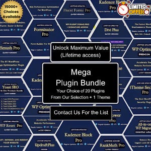 Custom WordPress Plugin Bundle: 20 GPL Plugins + 1 Theme - Lifetime Updates