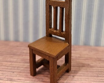 1:24 Half Scale Miniature Dollhouse Side Chair