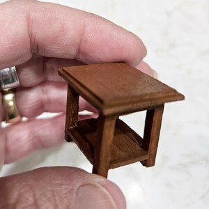 1:24 Half Scale Miniature Dollhouse Modern Coffee and End Tables image 6