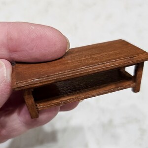 1:24 Half Scale Miniature Dollhouse Modern Coffee and End Tables image 5