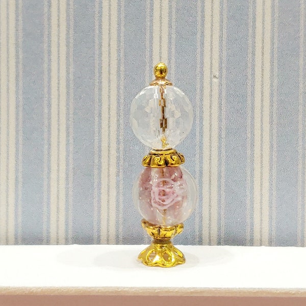 1:12 Scale Dollhouse Miniature Hurricane or Boudoir Lamp Non Working