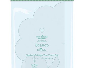 Sew Simple Shapes by Lori Holt of Bee In My Bonnet, Strawberry Crush, Templates, STT-48392