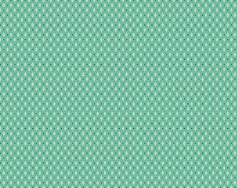 Riley Blake, Berry and Sage by Lori Holt, Diamond Leaf Alpine, C17391, 100% Quilting Cotton Fabric