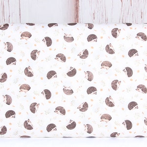 Dear Stella, Little Fawn and Friends, Hedgehogs Cream, DNS1909, 100% Quilting Cotton