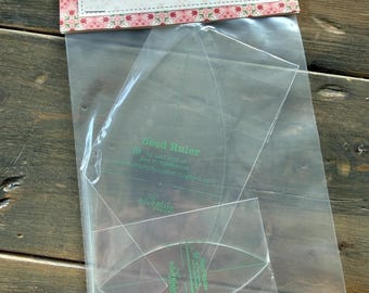 Seed Ruler by Lori Holt of Bee In My Bonnet, 4" and 8" Seed Rulers, ST-18059