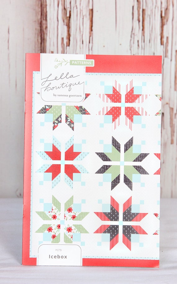 Moda Quilt Pattern Icebox 179 by Lella Boutique Vanessa Etsy