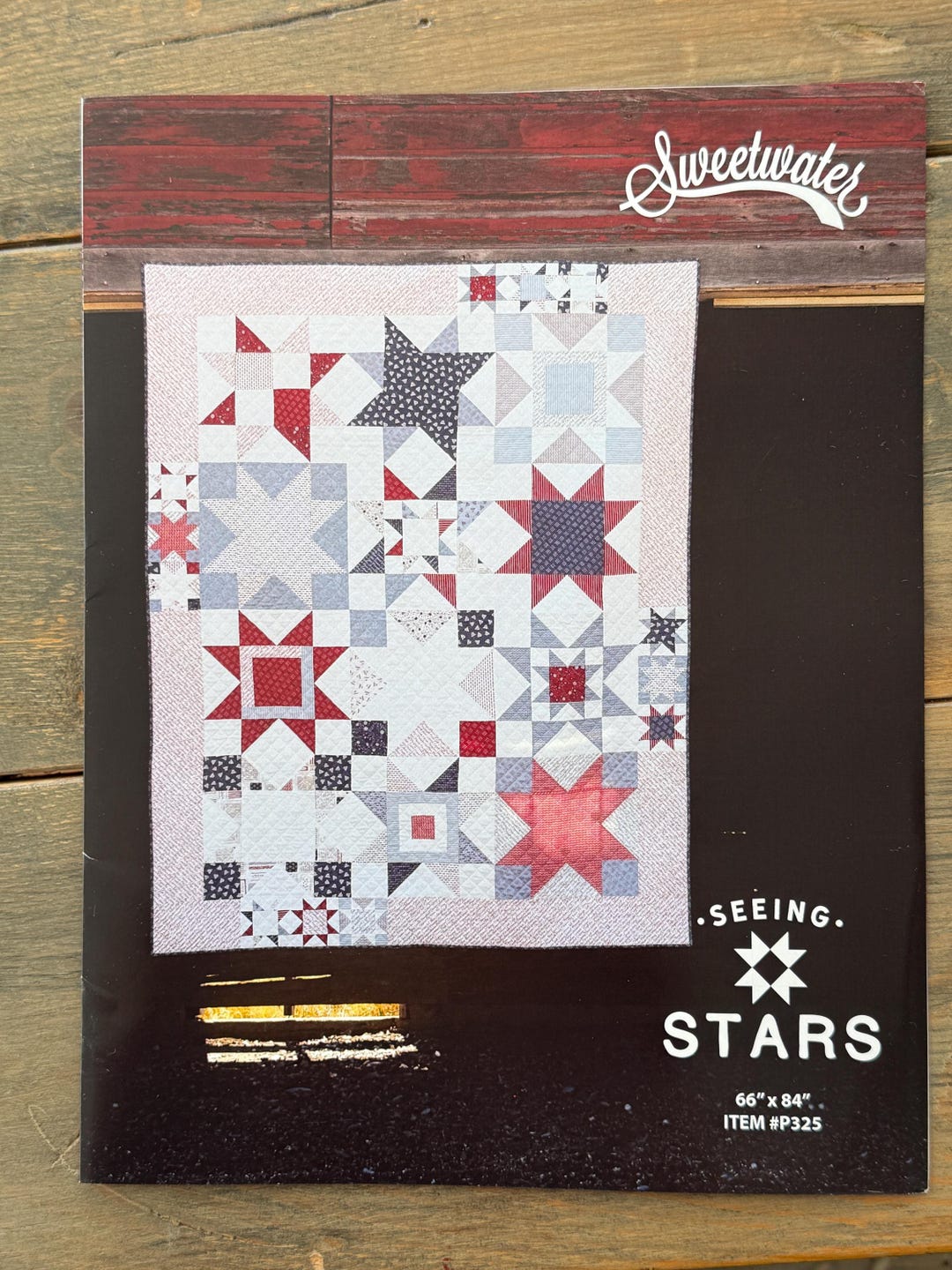 Moda Fabrics, See Stars Quilt Pattern Using Independence Day by ...