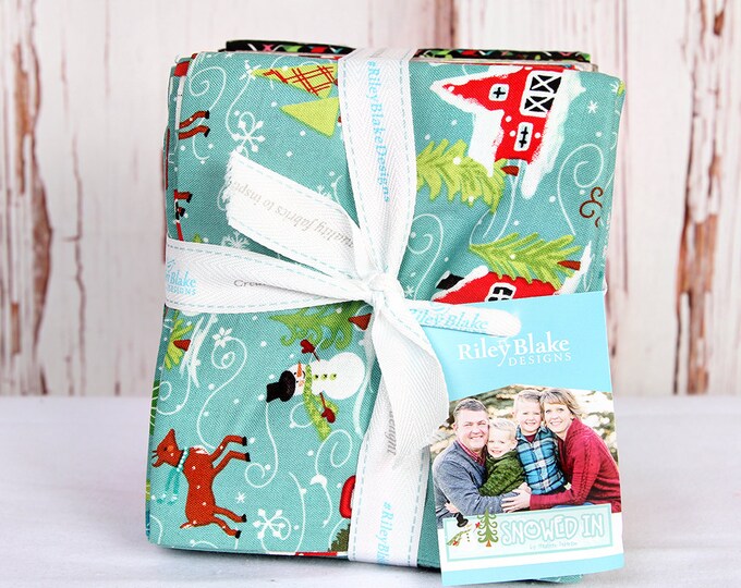 Riley Blake, Snowed in by Heather Peterson, 26 Piece Fat Quarter Bundle ...