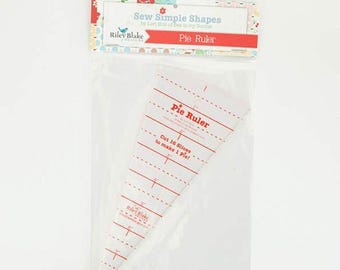 Pie Ruler by Lori Holt of Bee In My Bonnet, 4" and 8" Pie Rulers, ST-4815