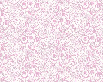 Riley Blake, Liberty Fabrics Colección Deco Dance, Silueta Lindy, Tela de algodón 100% para acolchado, Agotado