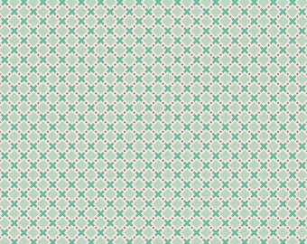 Riley Blake, Berry and Sage by Lori Holt, Criss Cross Sage, C17396, 100% Quilting Cotton Fabric