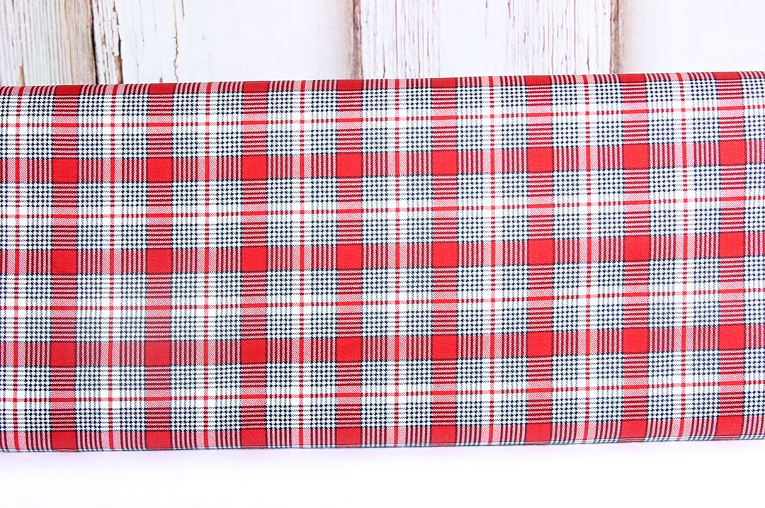 Moda Fabrics, Stateside by Sweetwater Fabrics, Main Red and Blue Plaid ...