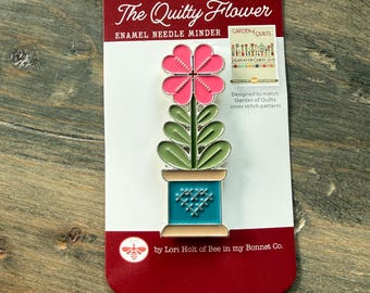 Riley Blake Lori Holt, The Quilty Flower, Enamel Needle Minder, ISE-965