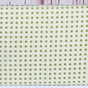 Moda Fabrics, Beautiful Day, Green Dots Geometric Pattern, 29137-17, 100% Quilting Cotton Fabric