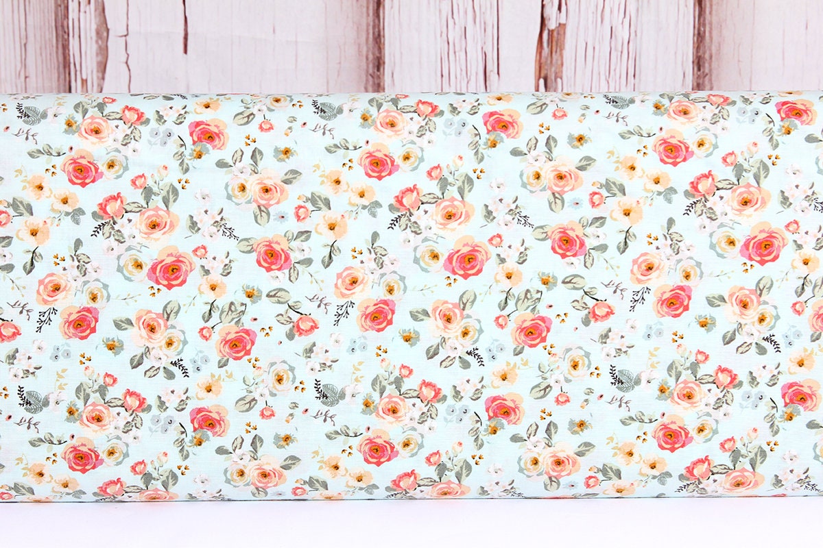 Riley Blake Gingham Gardens by My Minds Eye Small Floral | Etsy