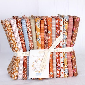Tilda Fabrics, Creating Memories, Fat Quarter Bundle Autumn, 300208, 16 Fat Quarters, 100% Quilting Cotton