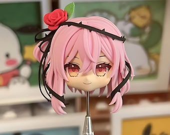 Customizing Obitsu11 ob11 YMY GSC Hair and Face Expression, Handmade nendoroid customization personalized hair,Nendoroid Customization