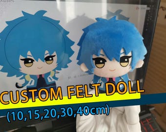 Custom 10cm Cotton Doll Commission - Any character into a palm size Omodoki plush! OC, Anime, KPOP, Game & More!