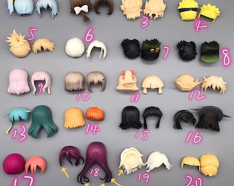 Nendoroid hair gsc Nendoroid ob11 hair color can be changed Nendoroid customization 4