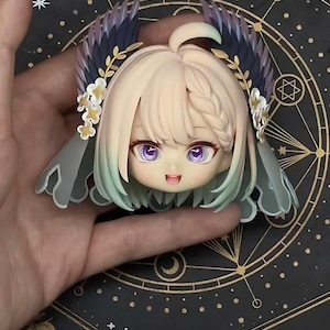 Personalización de Nendoroid GSC Cabello y expresión facial, personalización de Nendoroid hecha a mano, cabello personalizado