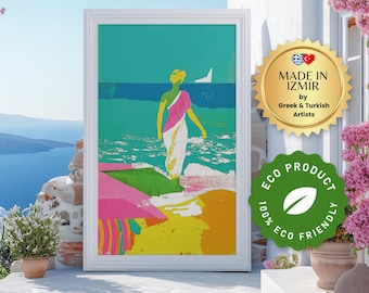 Aphrodite Pop Art Print: Griechische Göttin Mythologie Poster (Digitaler Download)