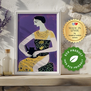 Circe Greek Goddess Print: Mythology Art (Digital Download)