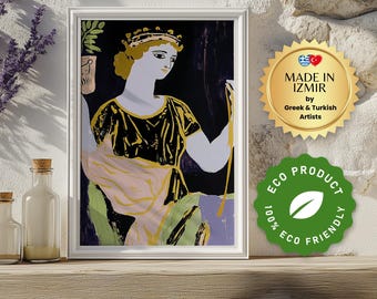 Lámina artística de Ariadna, mitología griega: Princesa de Creta (Descarga digital)