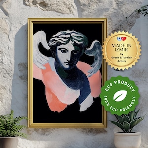 Erebus Greek Mythology Print God of Darkness and Shadow Mysterious Ancient Wall Art Digital Print for Mythology Lovers