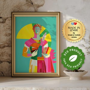 Apollo Pop Art Print: Colorful Greek God Mythology Poster (Digital Download)